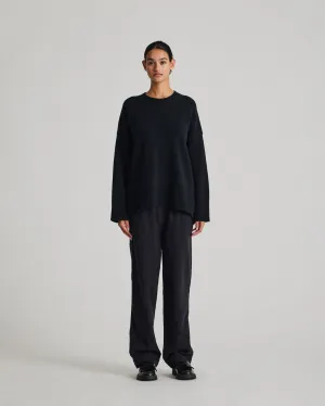 Alice Cotton Pant - Black