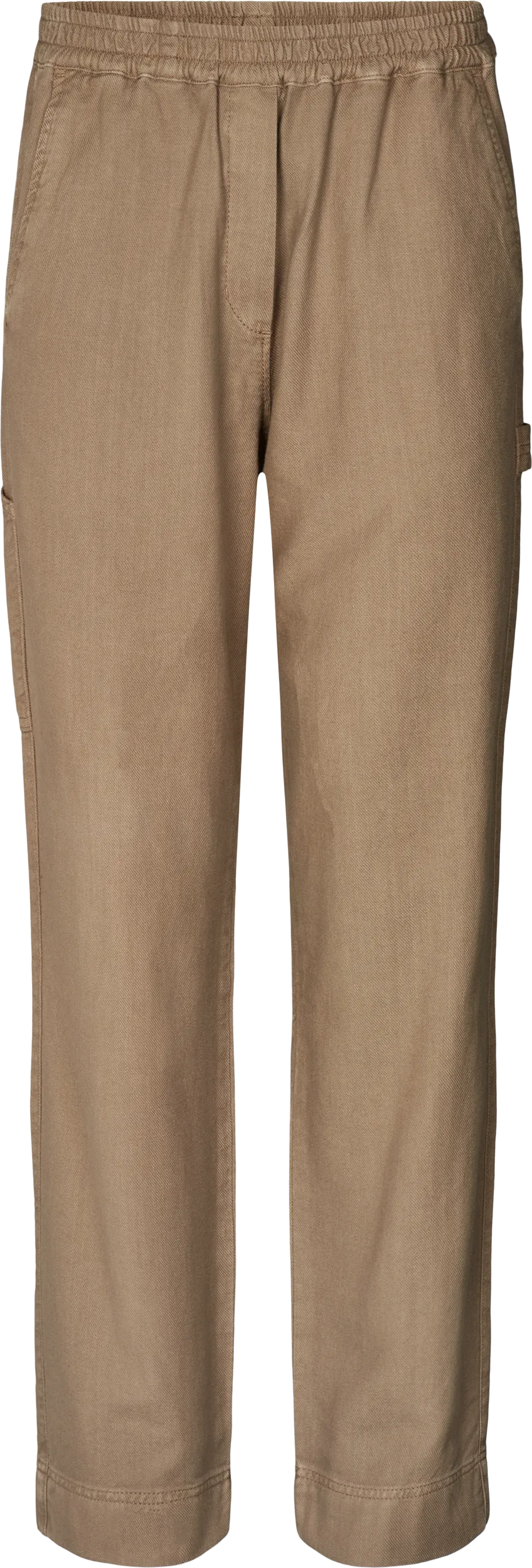 Alina Cotton Work Wear Pant - Shitake