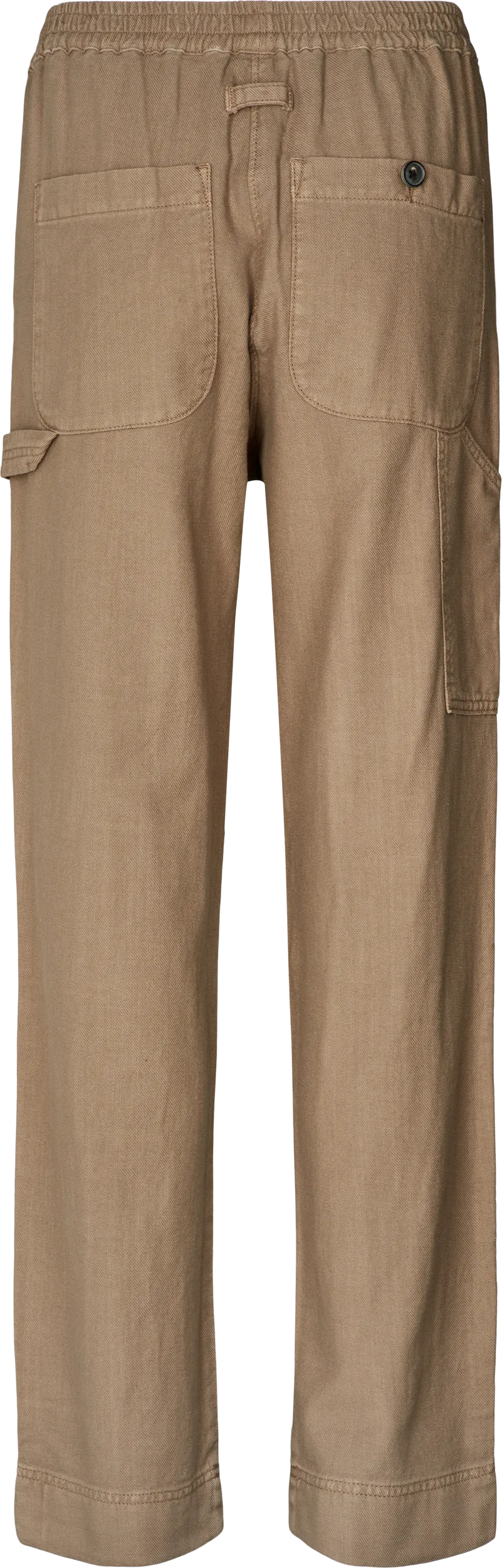 Alina Cotton Work Wear Pant - Shitake