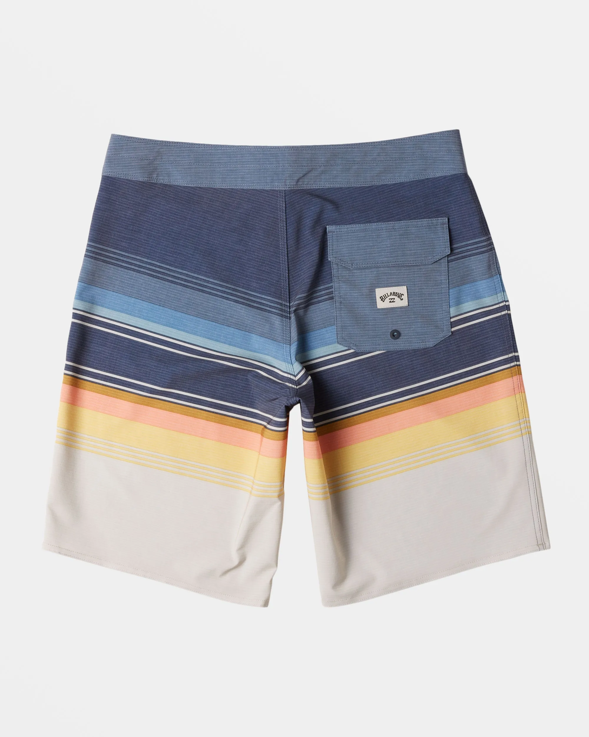 All Day Stripe Pro 20" Boardshorts - Dusty Navy