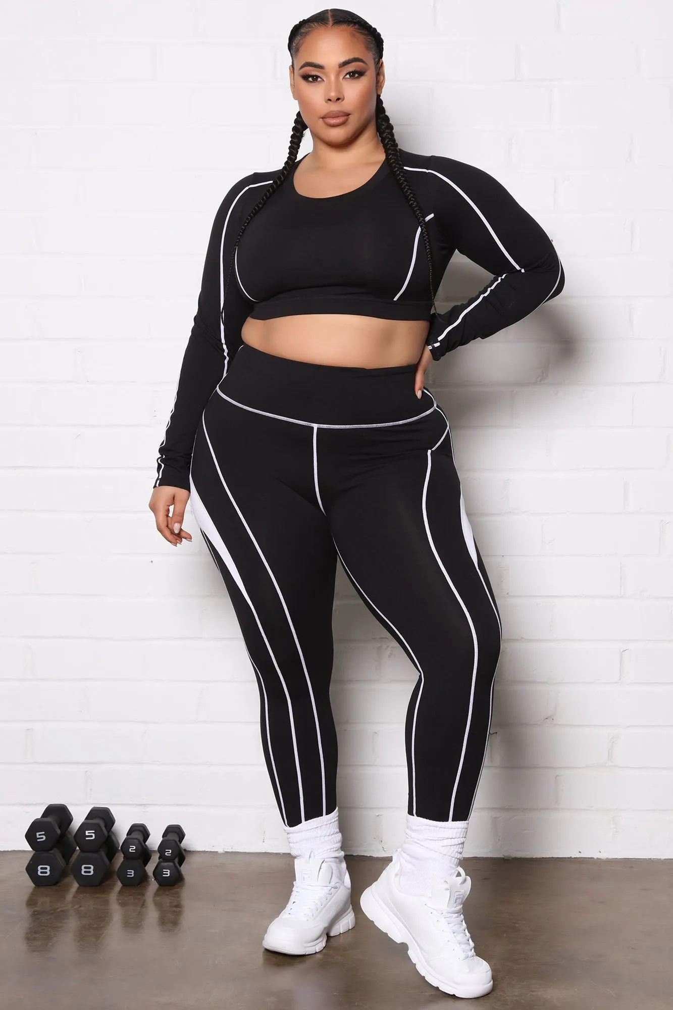 All Lined Up Too Active Leggings In Sculpt Tech - Black