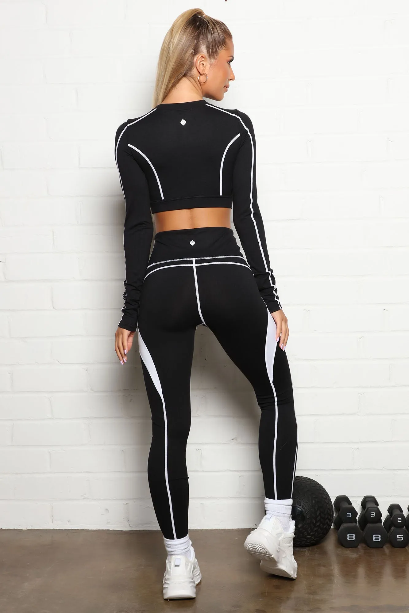 All Lined Up Too Active Leggings In Sculpt Tech - Black