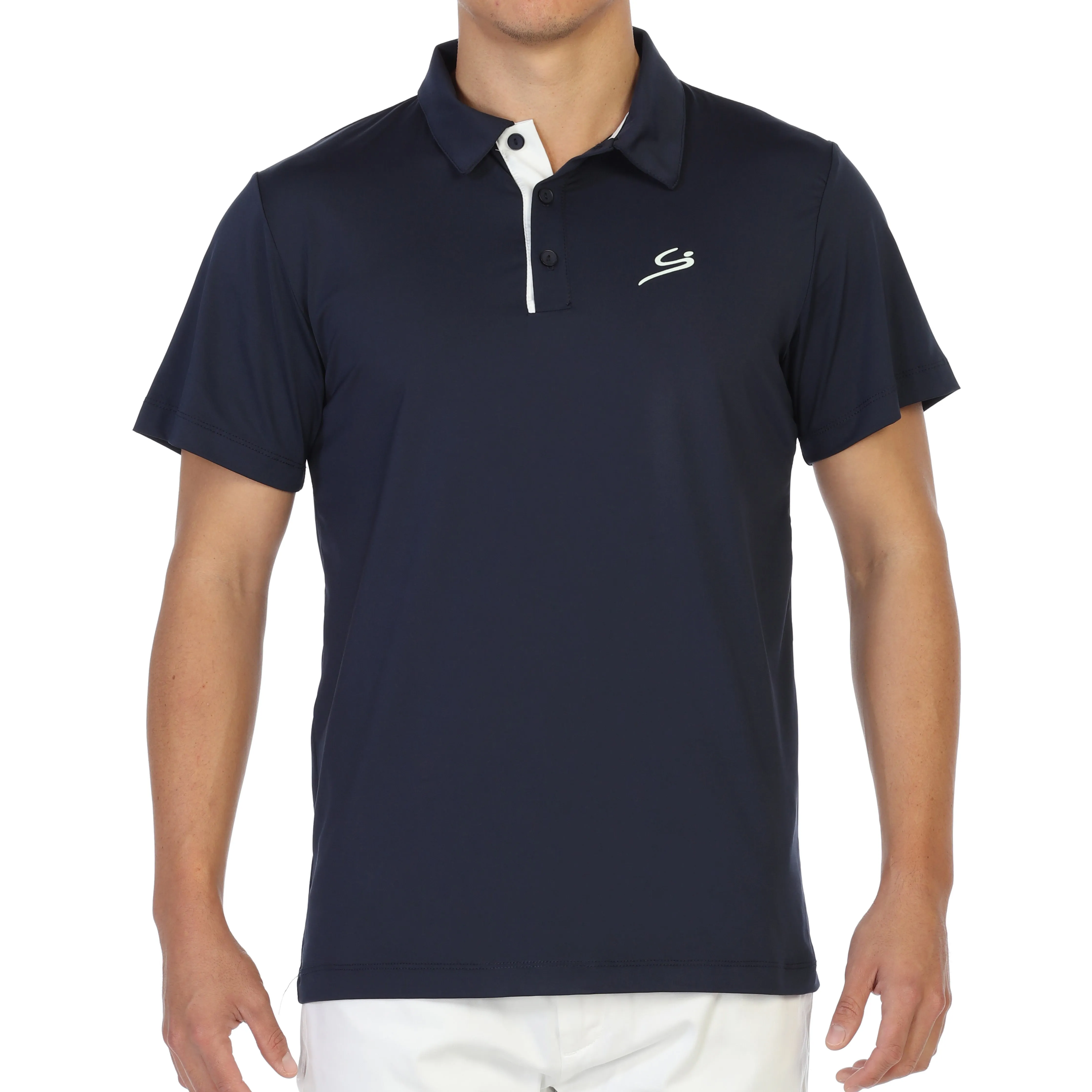 Athletic Polo Shirt Navy