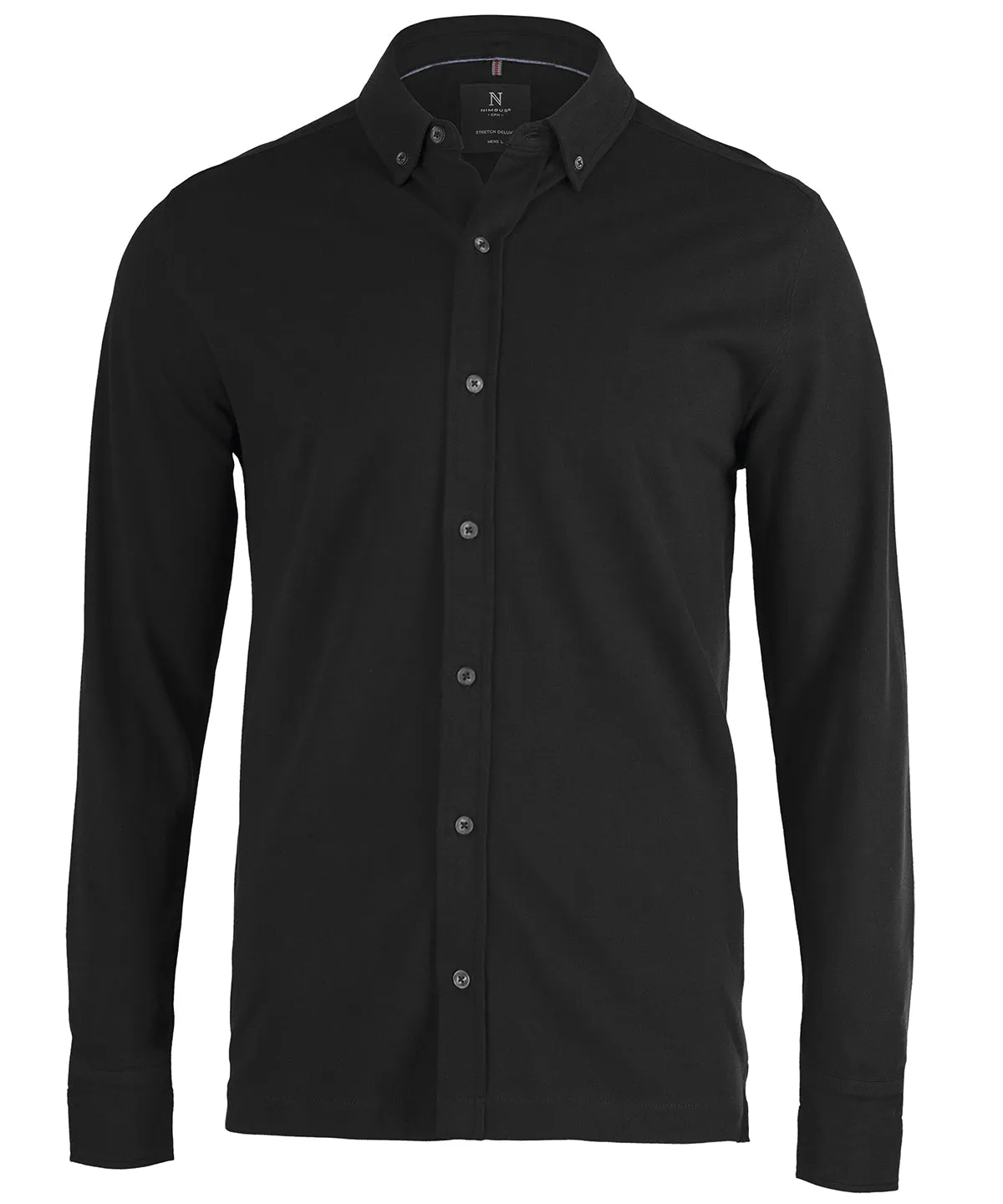 Black - Kingston – stretch deluxe piqué shirt