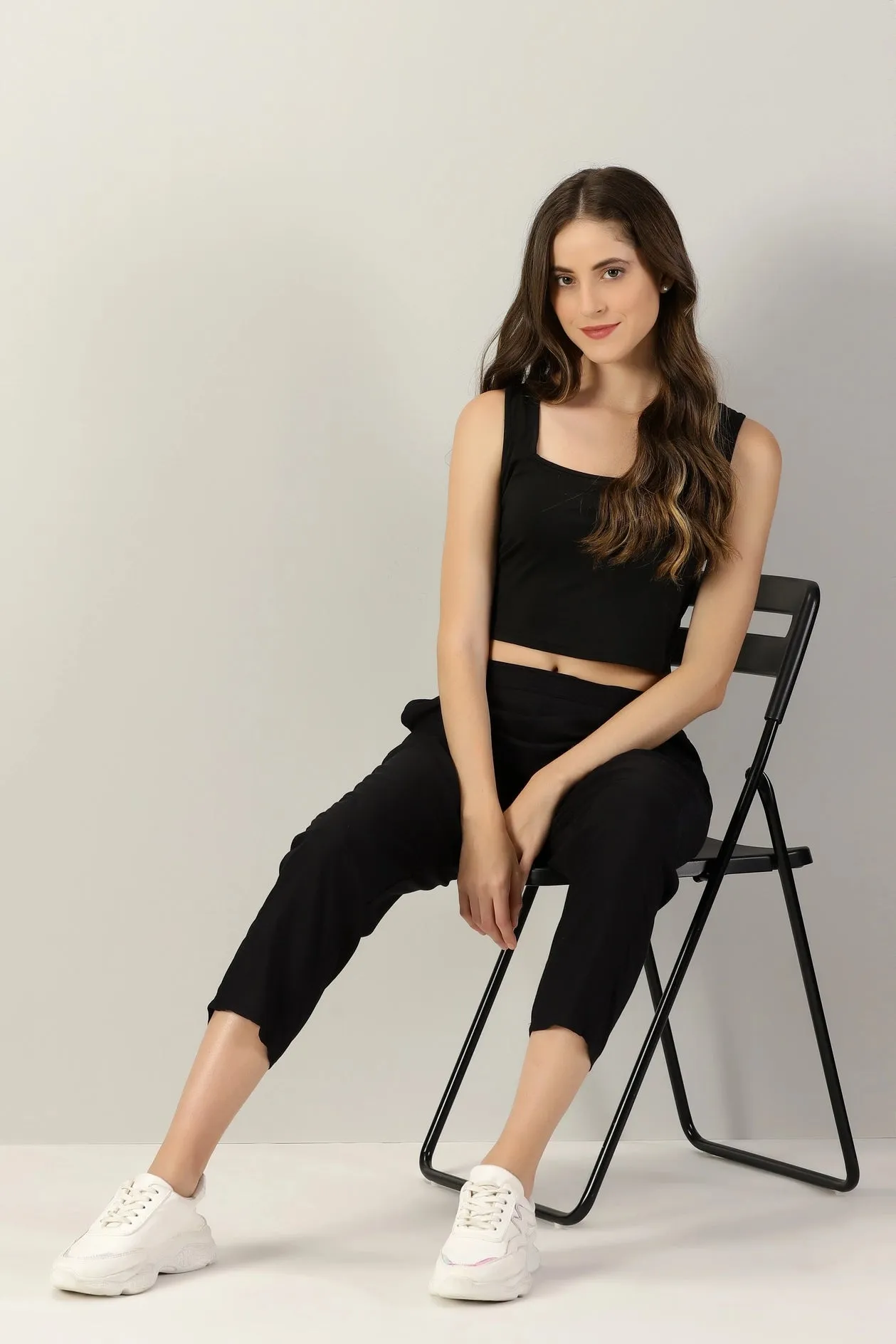 Black Straight Pant