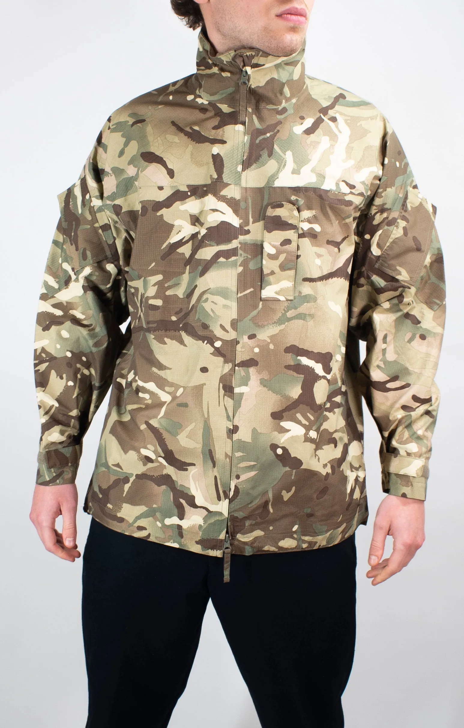 British Army Gore-Tex Jacket - Lightweight MTP Camo – Rip-Stop - Grade 1