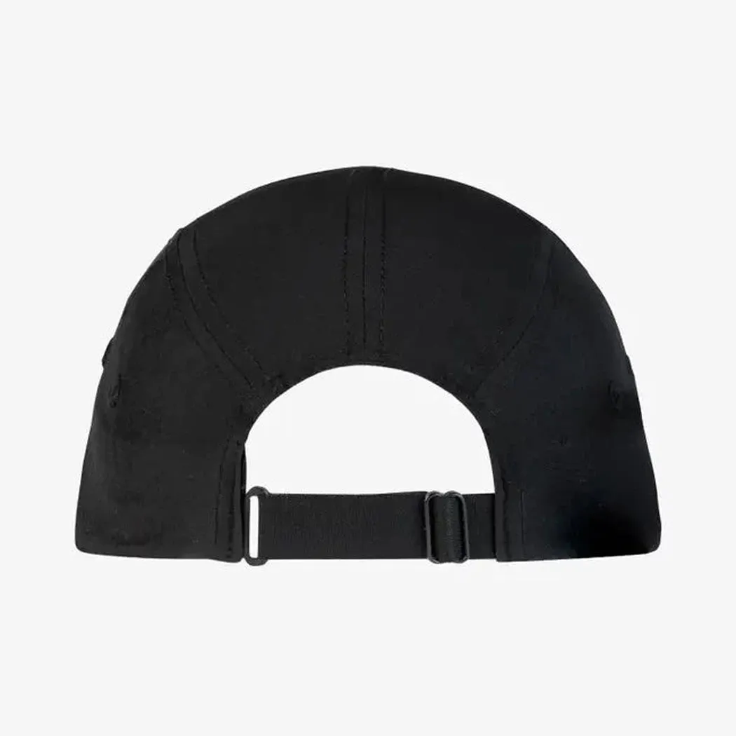 Buff 5 Panel Go Cap Solid Black