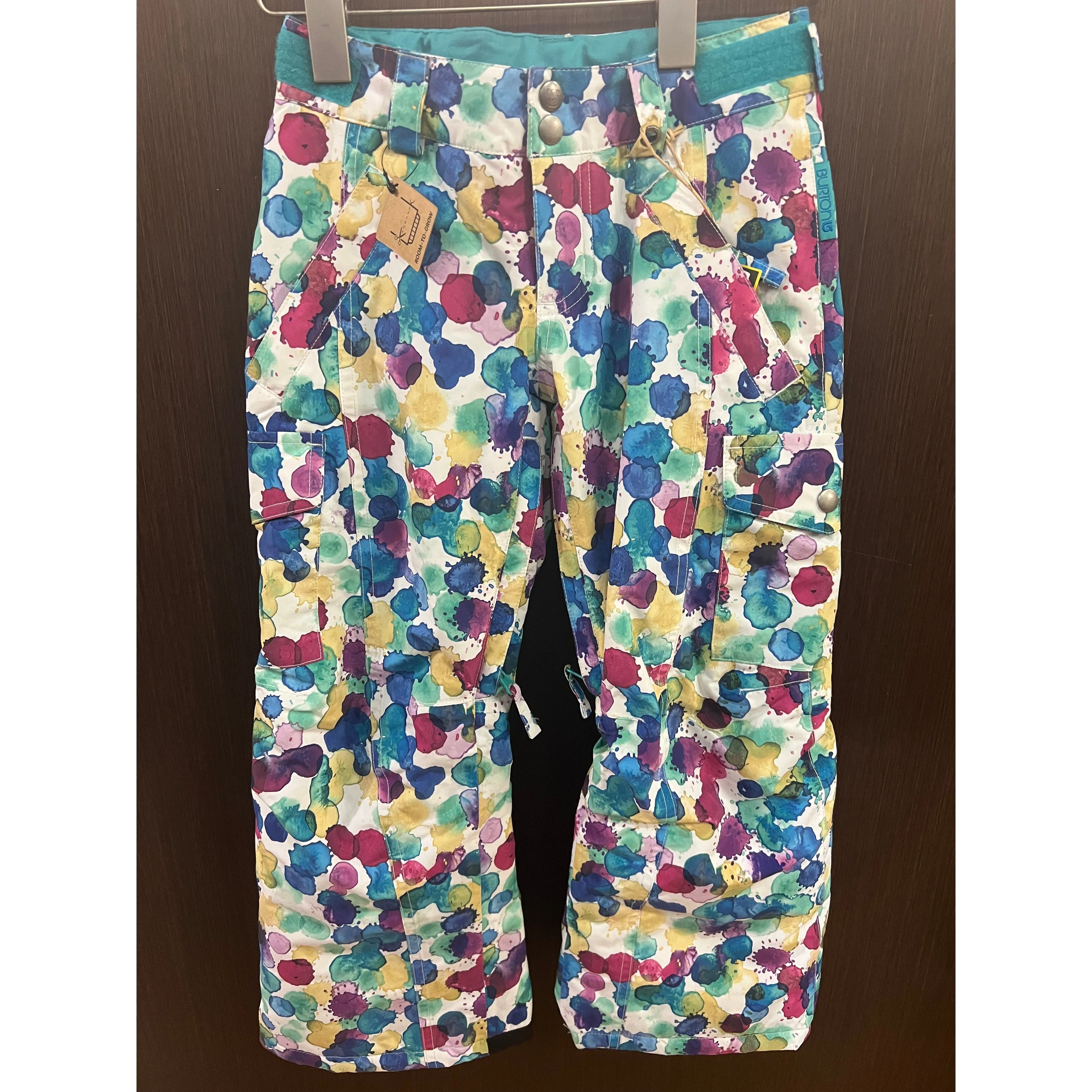 Burton Girls Elite Cargo Snowboard Pant-Rainbow