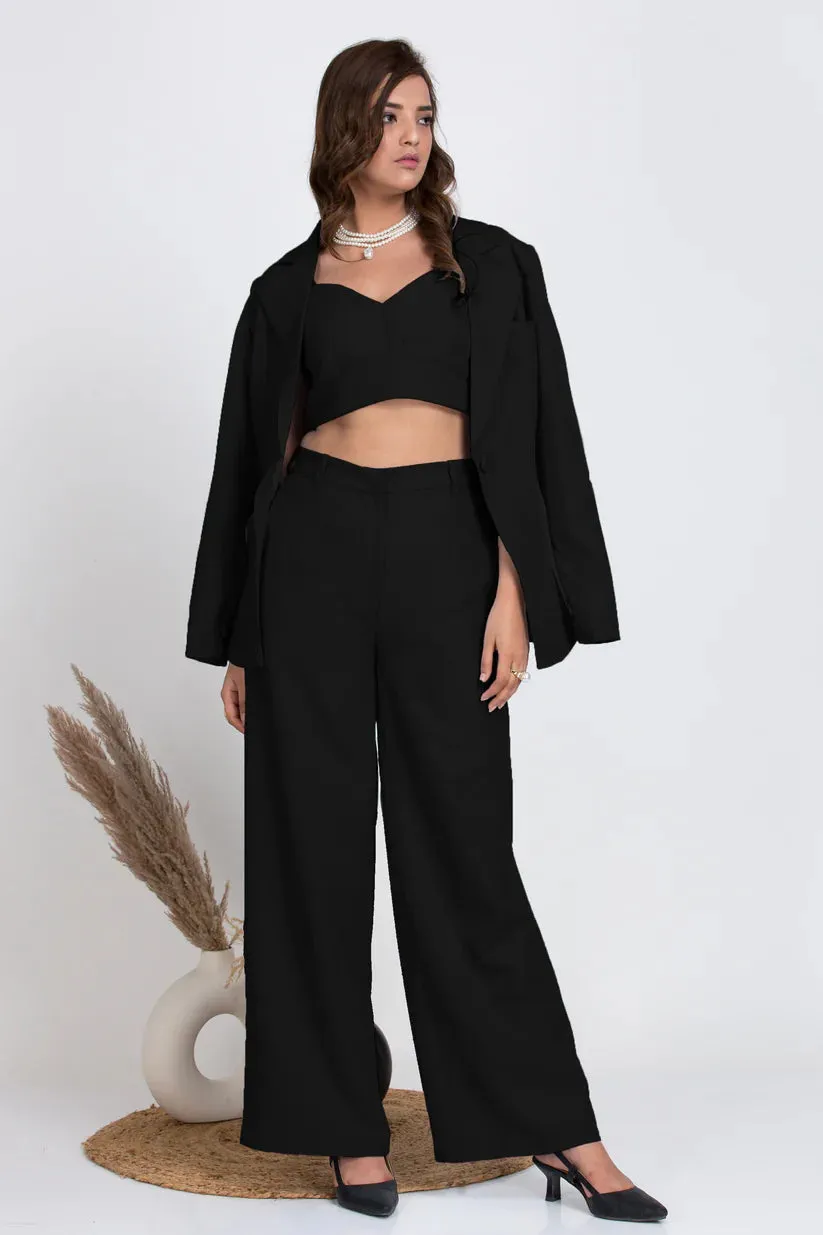 Business Formal Women's Wide Leg Straight Pants