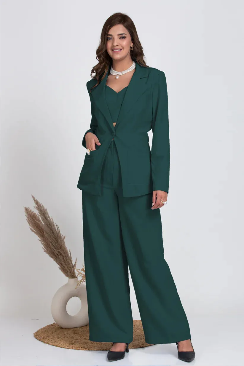 Business Formal Women's Wide Leg Straight Pants