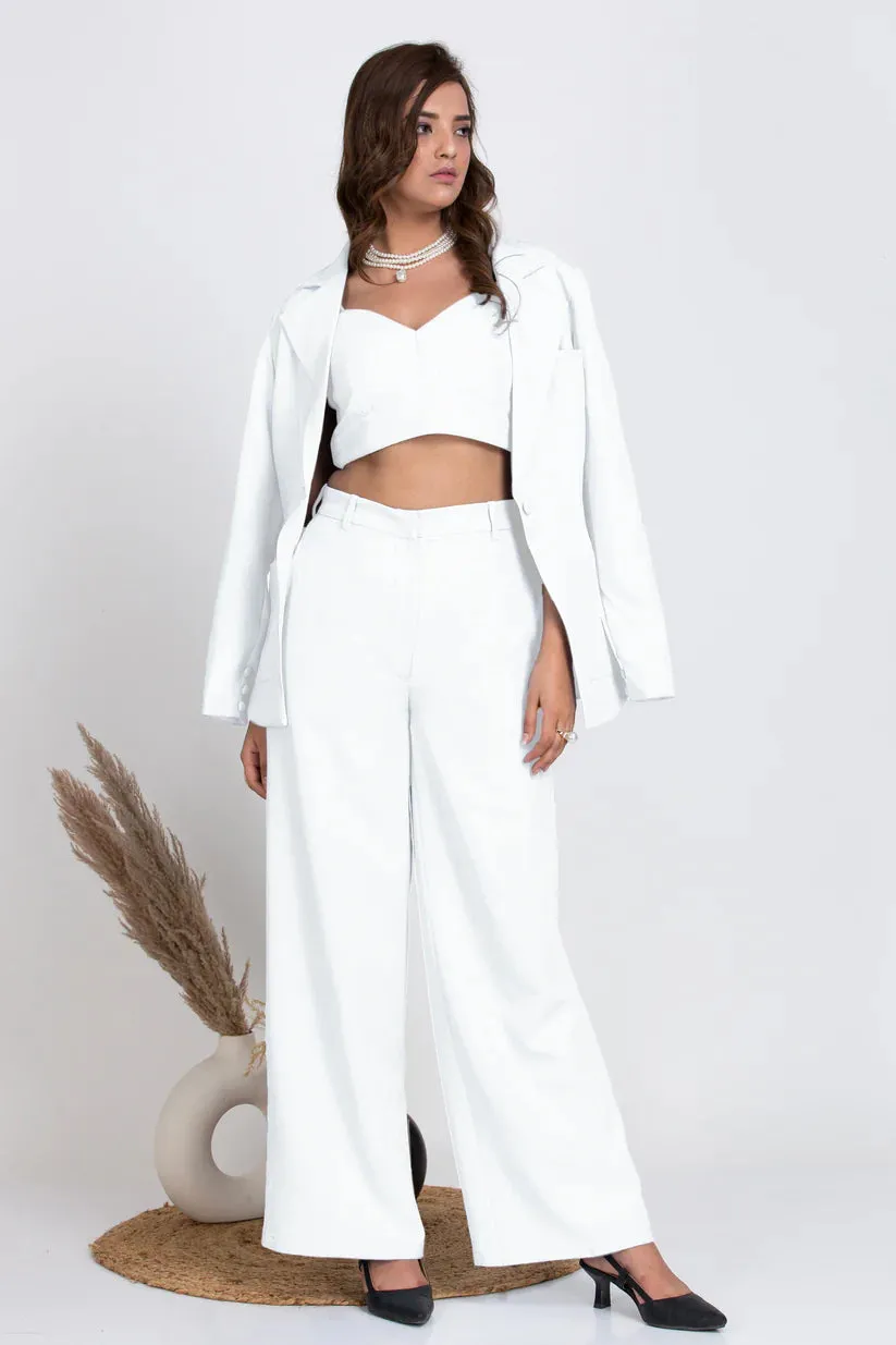 Business Formal Women's Wide Leg Straight Pants