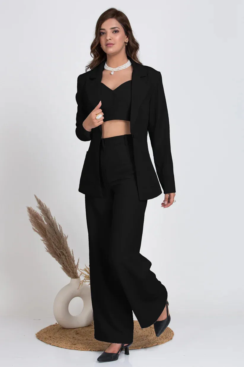 Business Formal Women's Wide Leg Straight Pants