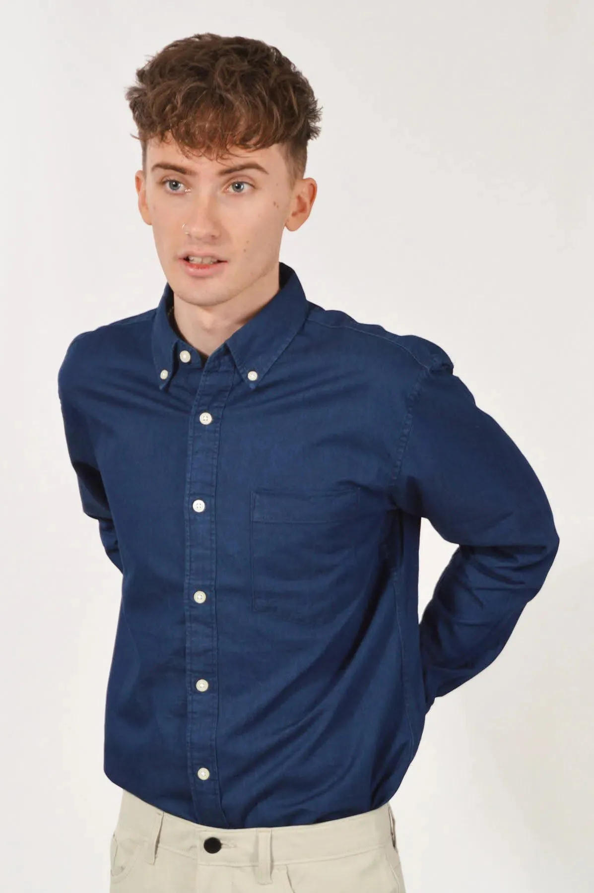 Chambray Denim Cotton Shirt