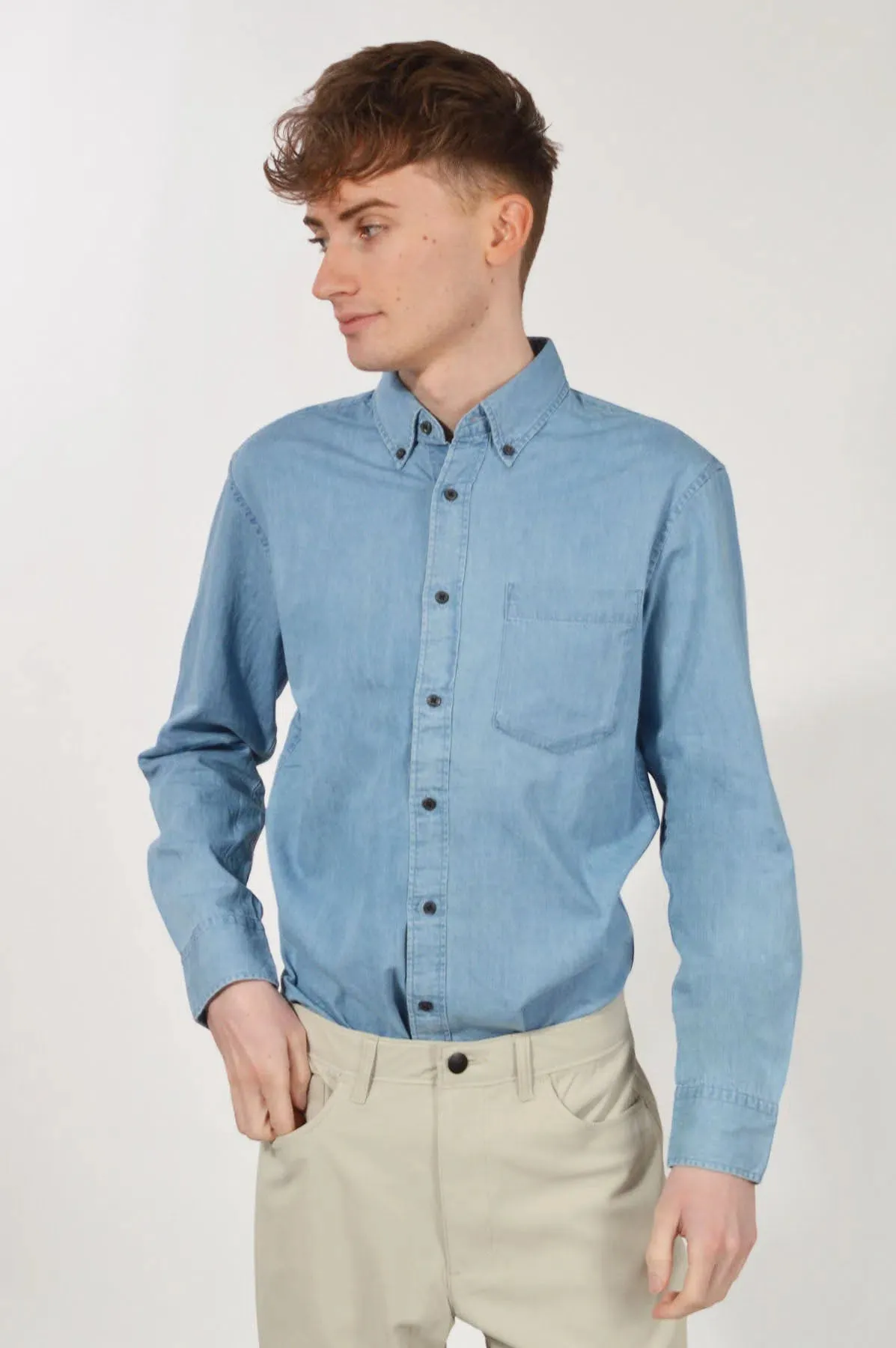 Chambray Denim Cotton Shirt