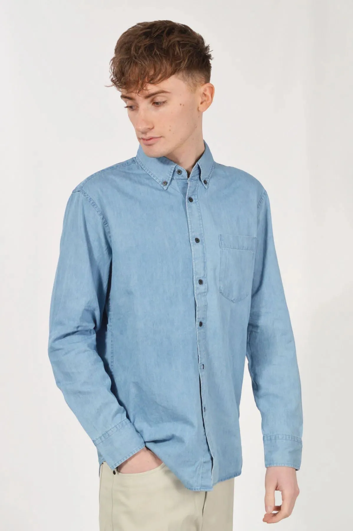 Chambray Denim Cotton Shirt