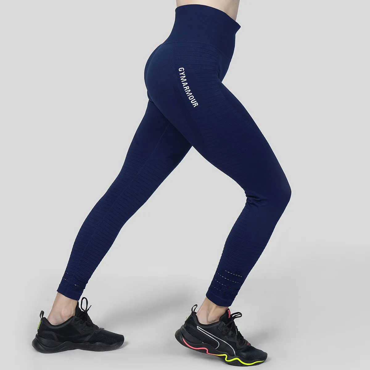 Classic Seamless Leggings (Blue Shade)