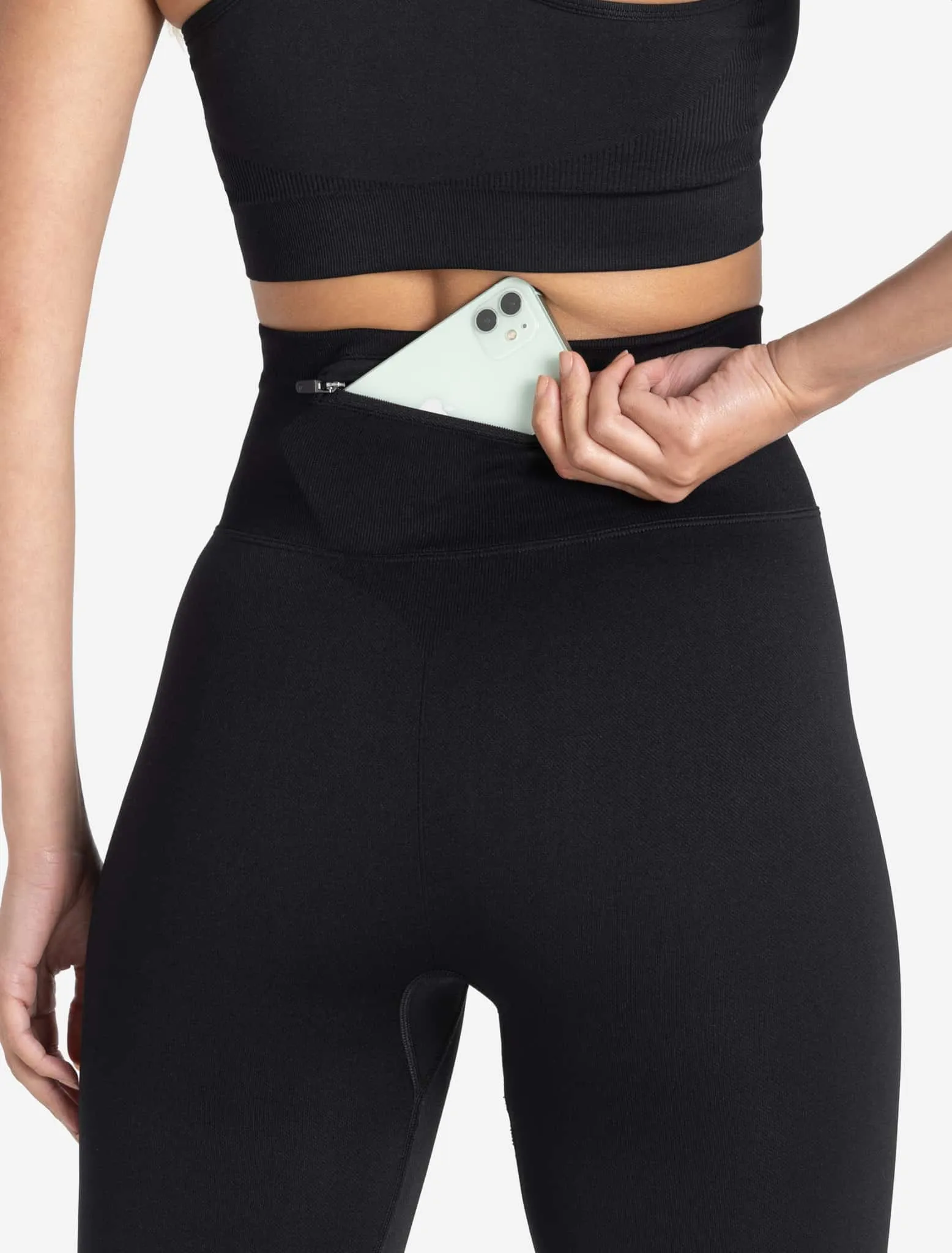 Core Seamless Pocket Leggings - Blackout