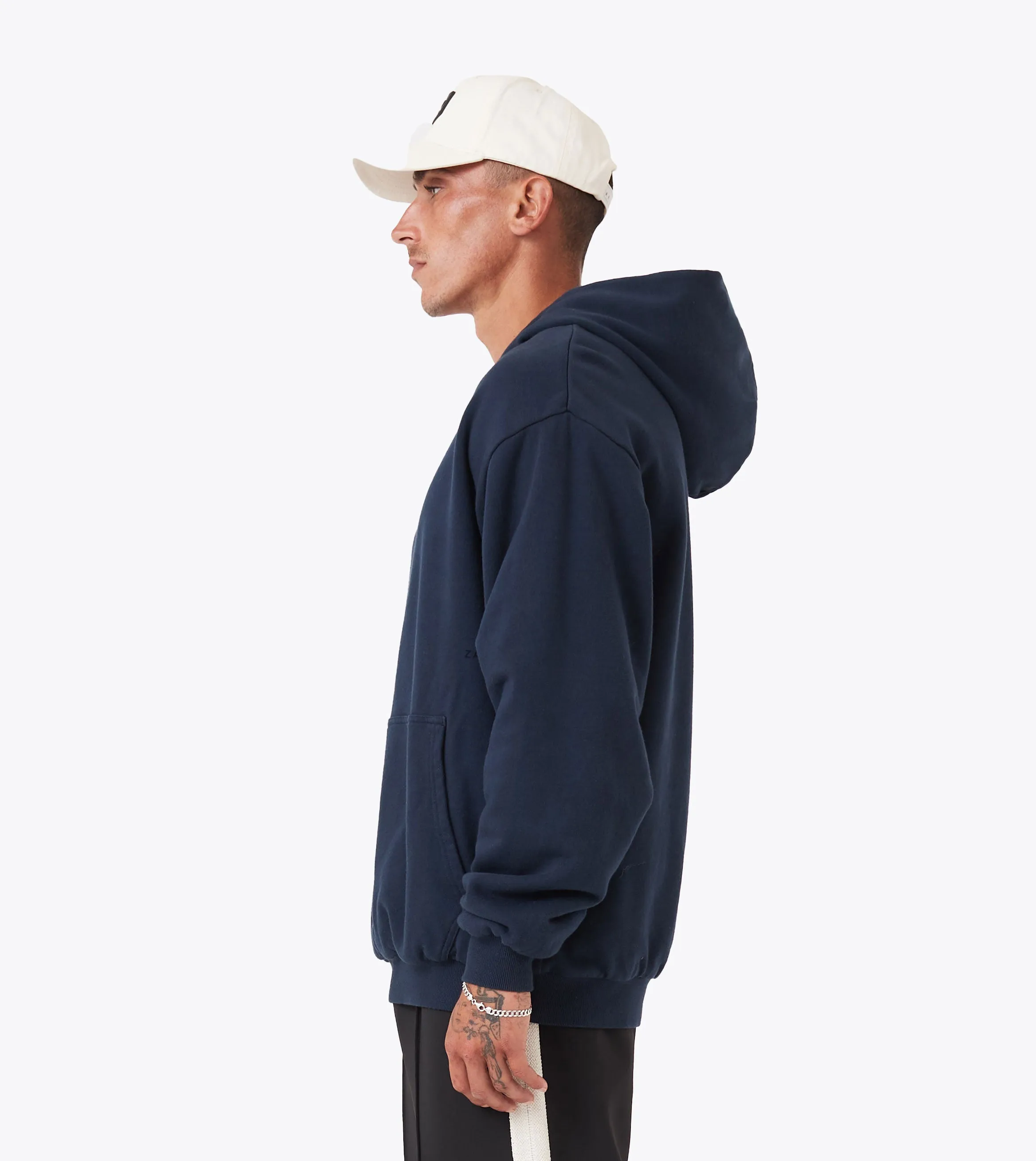 Double Down Hoodie Navy