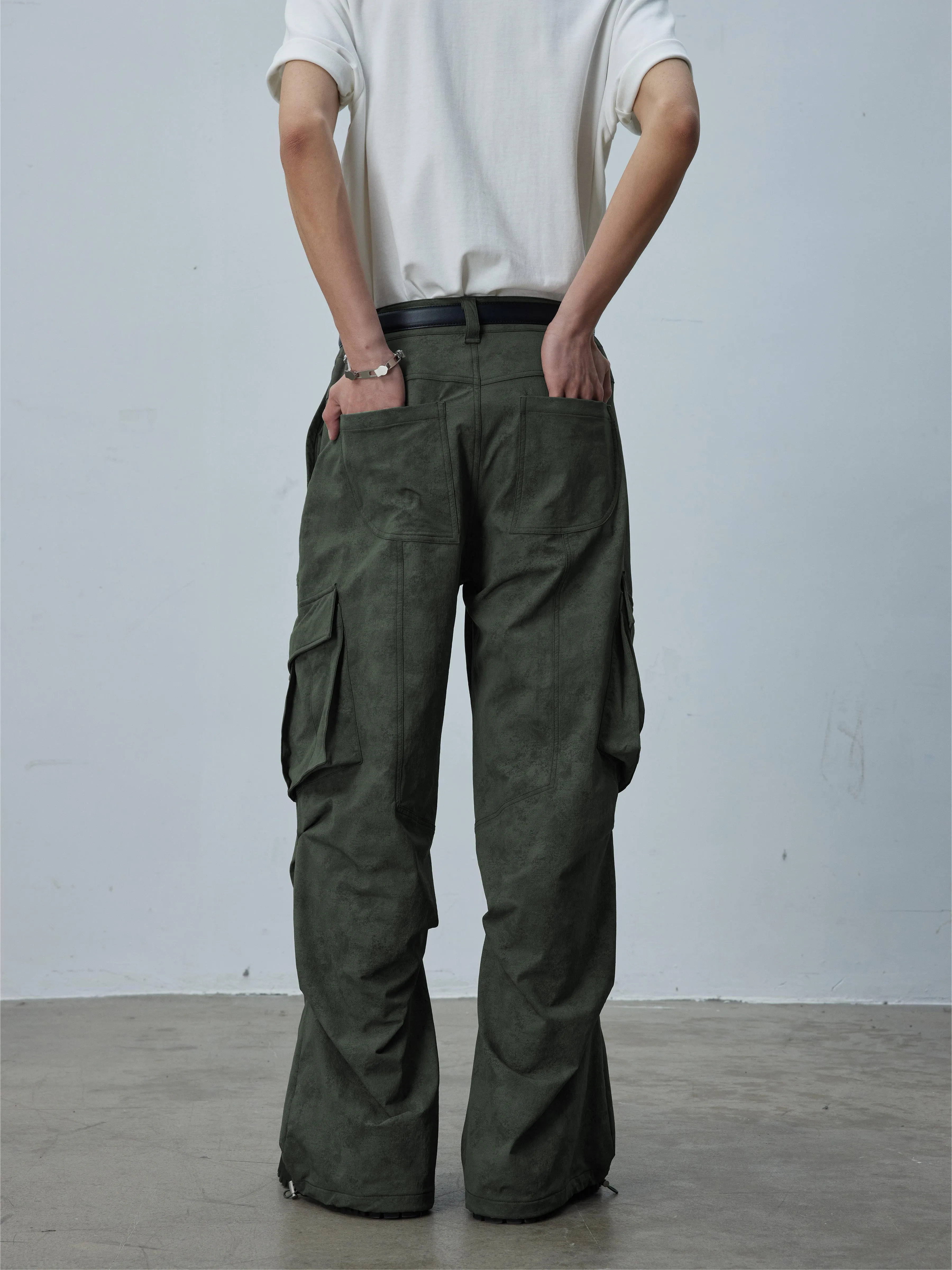 Draped Cargo Pants