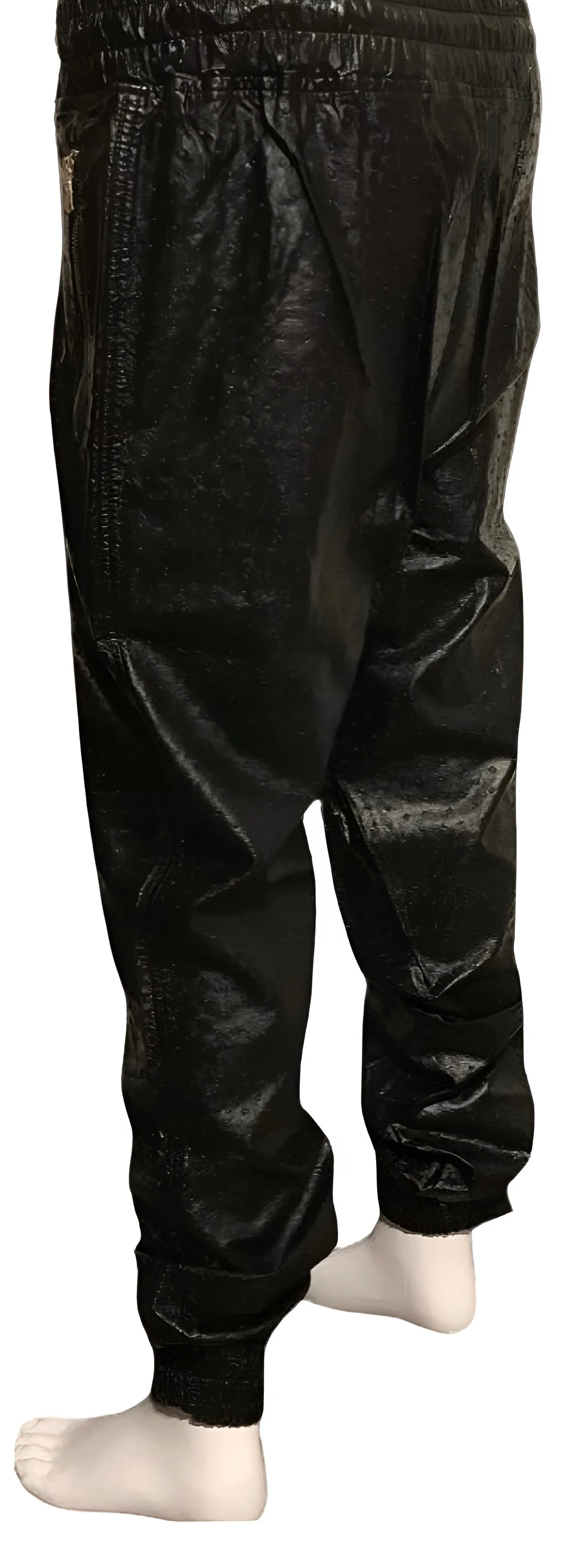 ^FNTY^ P.U. LEATHER JOGGER PANTS