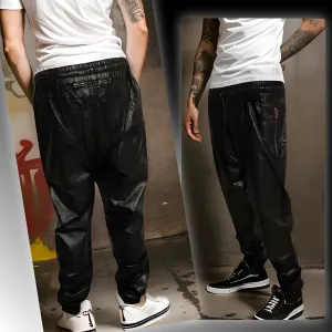 ^FNTY^ P.U. LEATHER JOGGER PANTS