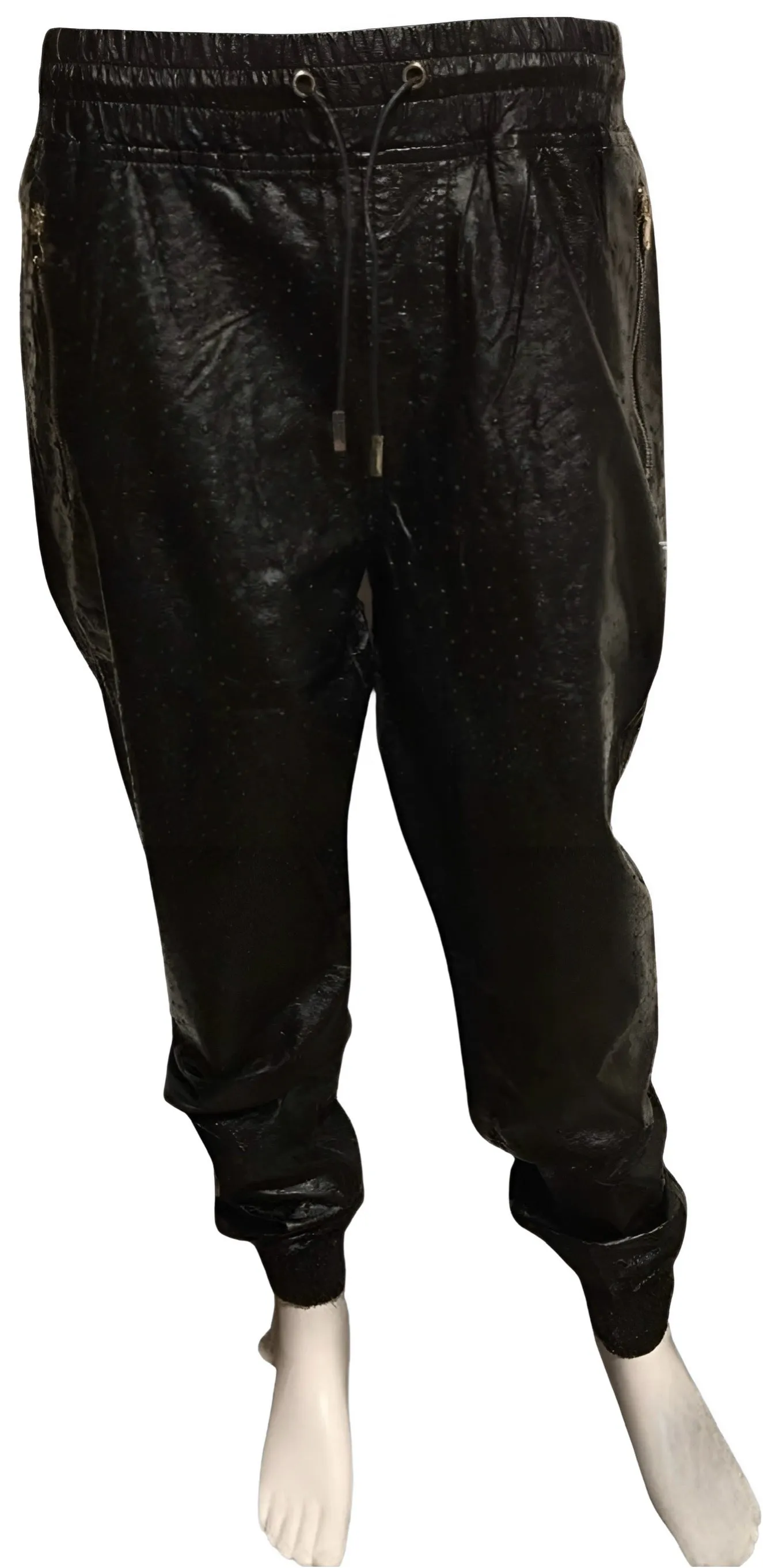 ^FNTY^ P.U. LEATHER JOGGER PANTS