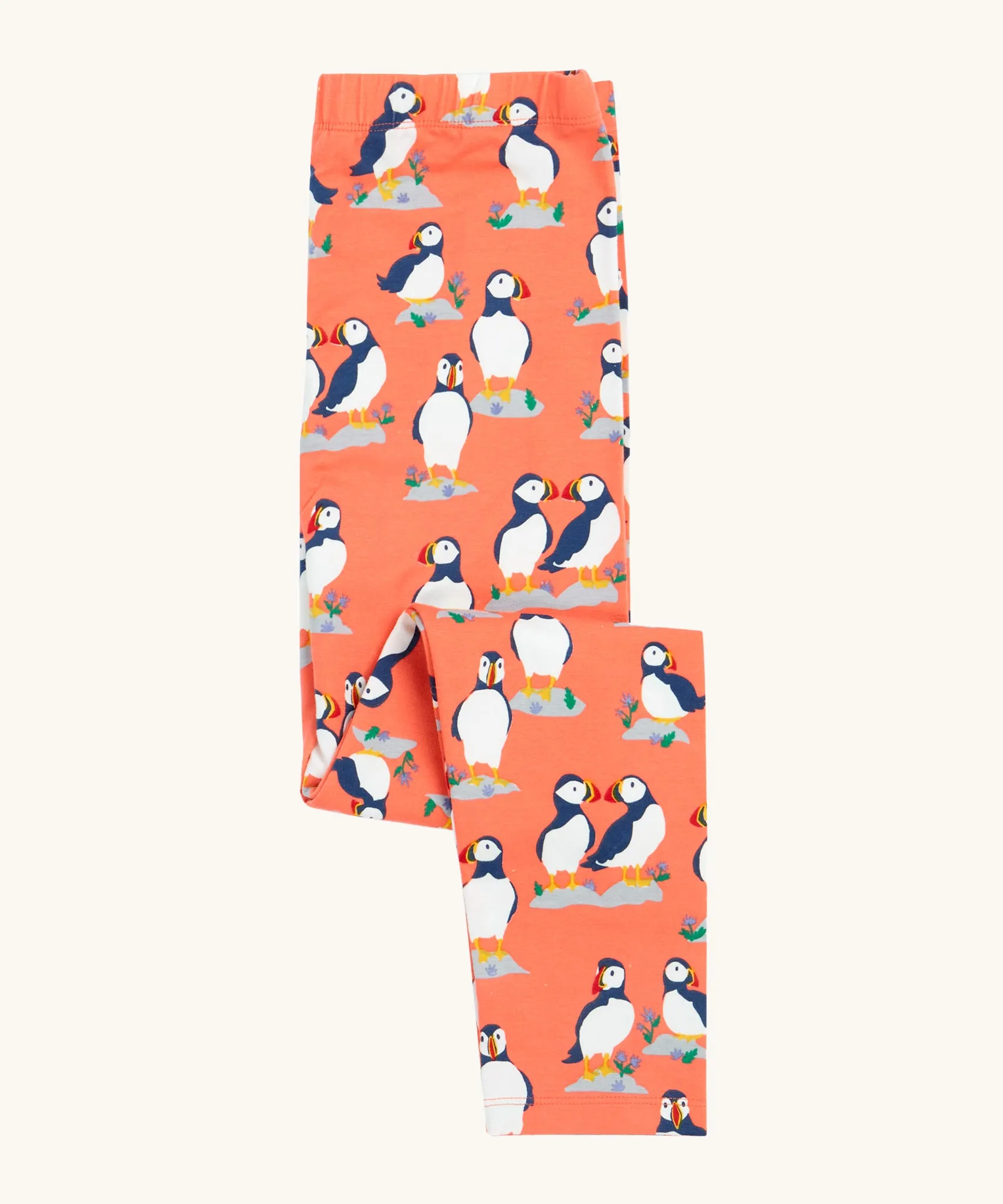 Frugi Libby Leggings - Puffin Pals