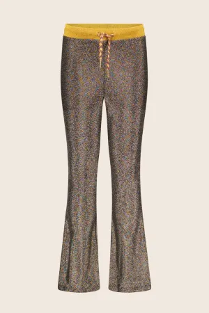 Girls Bottoms | Glitter Flare Pants | Like Flo