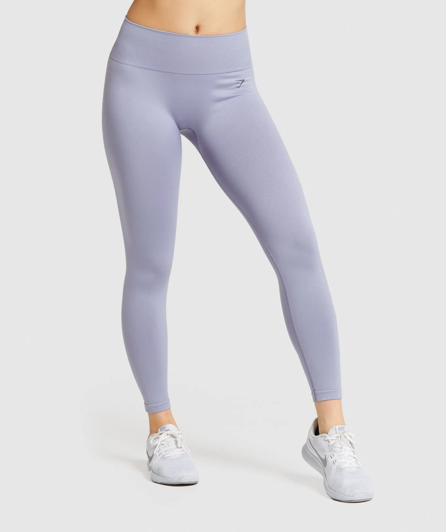 Gymshark Fit Mid Rise Leggings - Blue/Charcoal