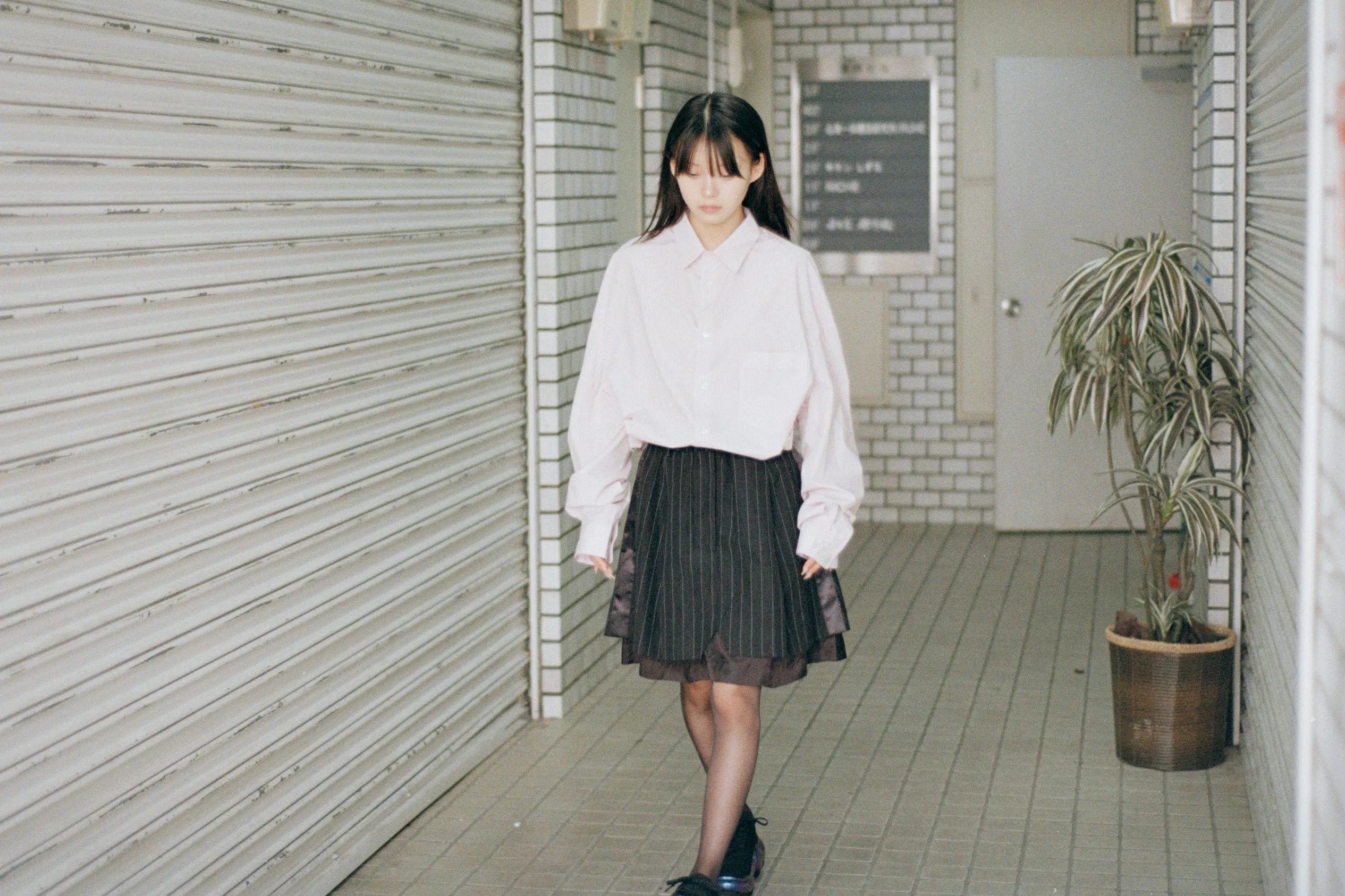 Half Pants Like Skirt / Black