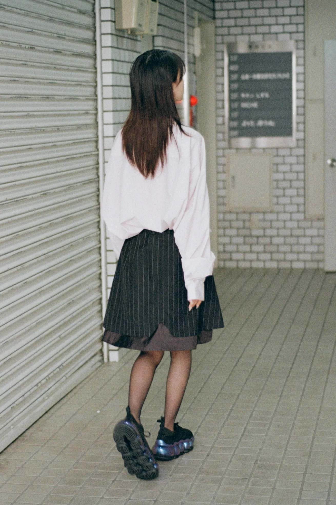 Half Pants Like Skirt / Black