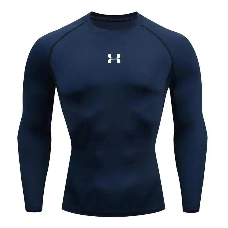 HANRAN Elite Men's Compression Long Sleeve Running T-shirt