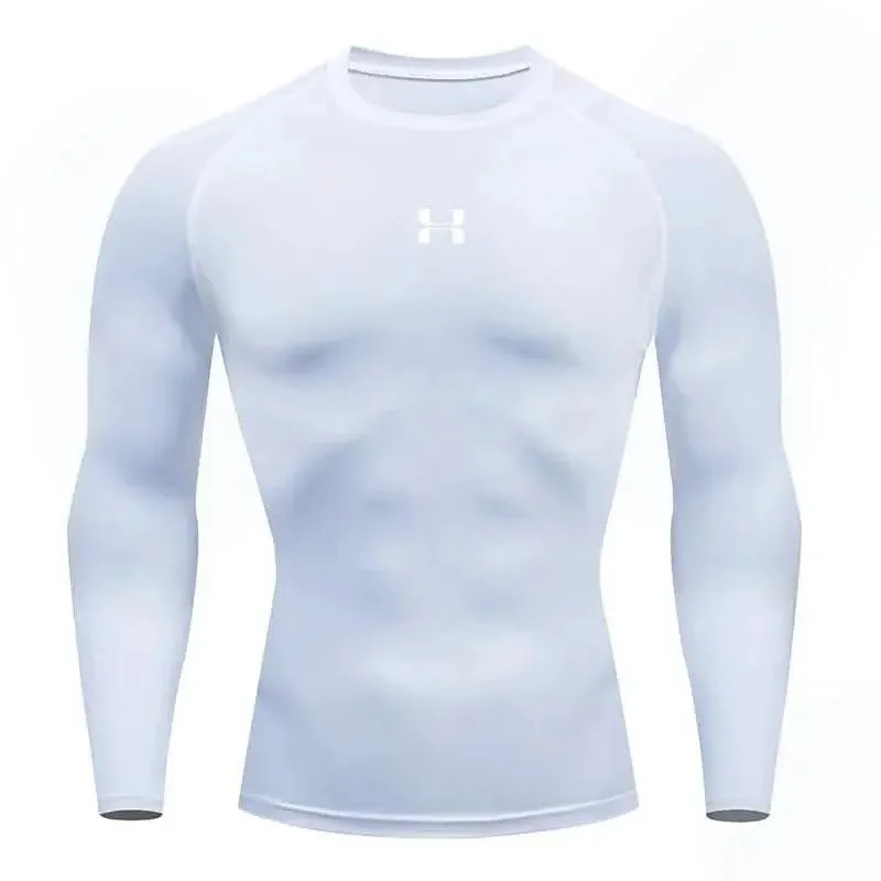 HANRAN Elite Men's Compression Long Sleeve Running T-shirt