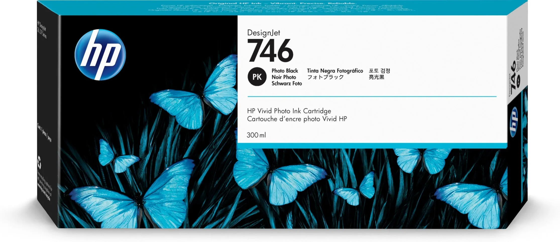 Hp 746 - Photo Black - Original - Designjet - Ink Cartridge