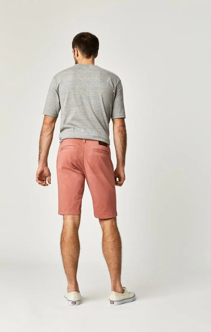 JACOB SHORTS IN BRICK DUST SUMMER TWILL