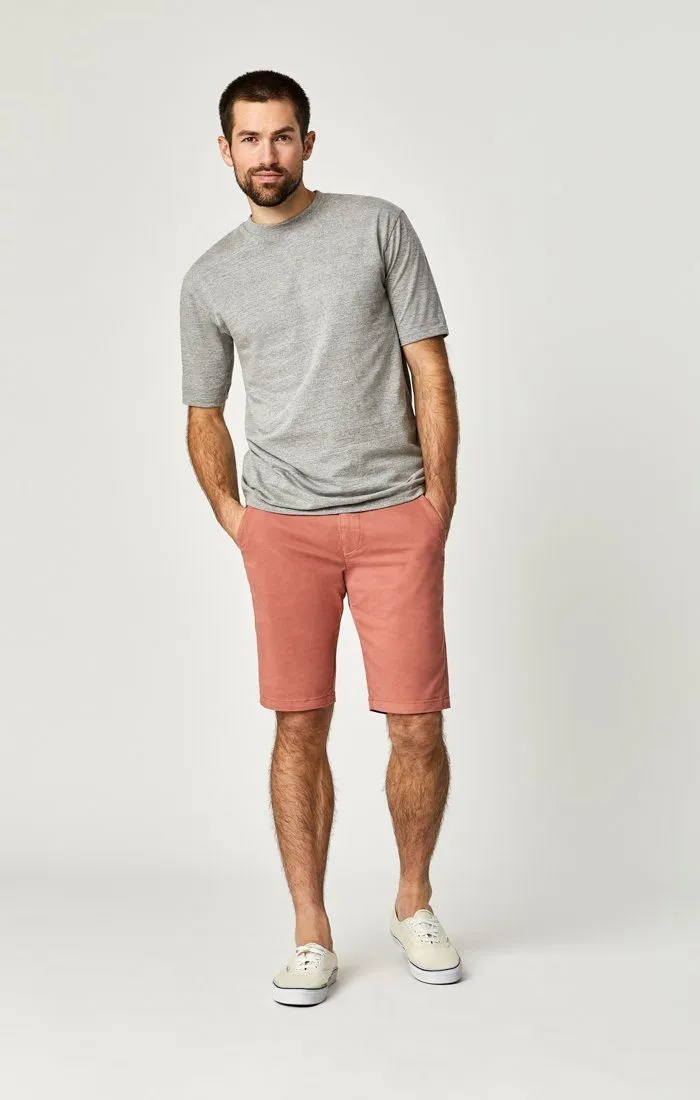 JACOB SHORTS IN BRICK DUST SUMMER TWILL