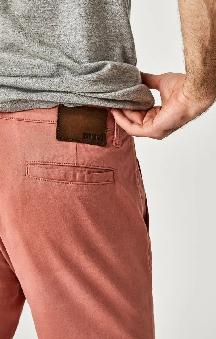 JACOB SHORTS IN BRICK DUST SUMMER TWILL