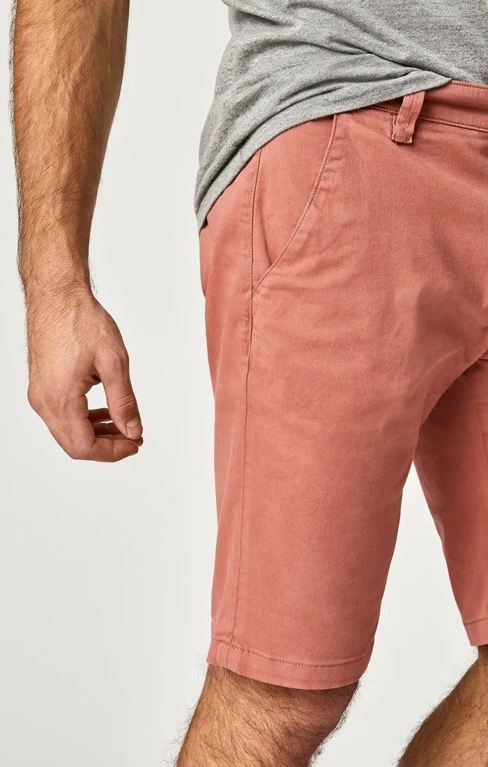 JACOB SHORTS IN BRICK DUST SUMMER TWILL