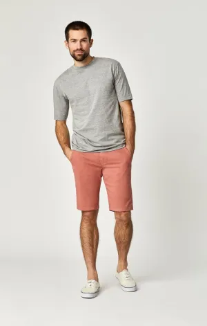 JACOB SHORTS IN BRICK DUST SUMMER TWILL