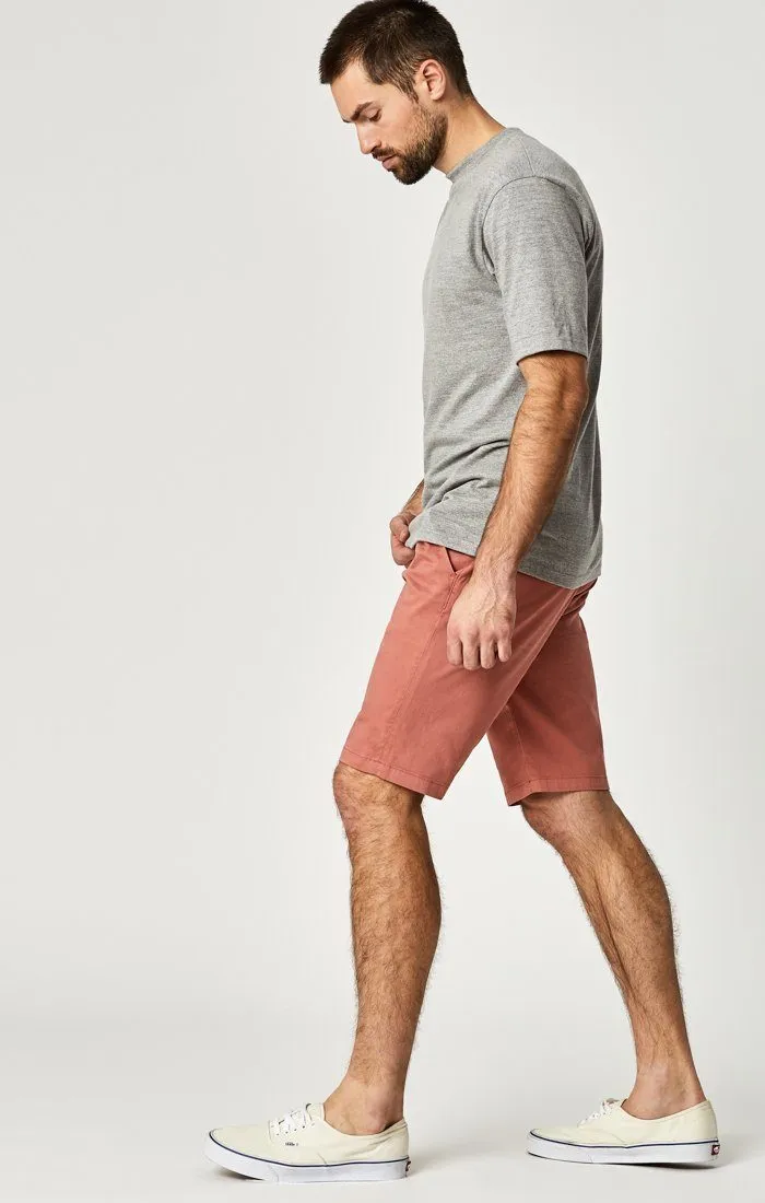 JACOB SHORTS IN BRICK DUST SUMMER TWILL