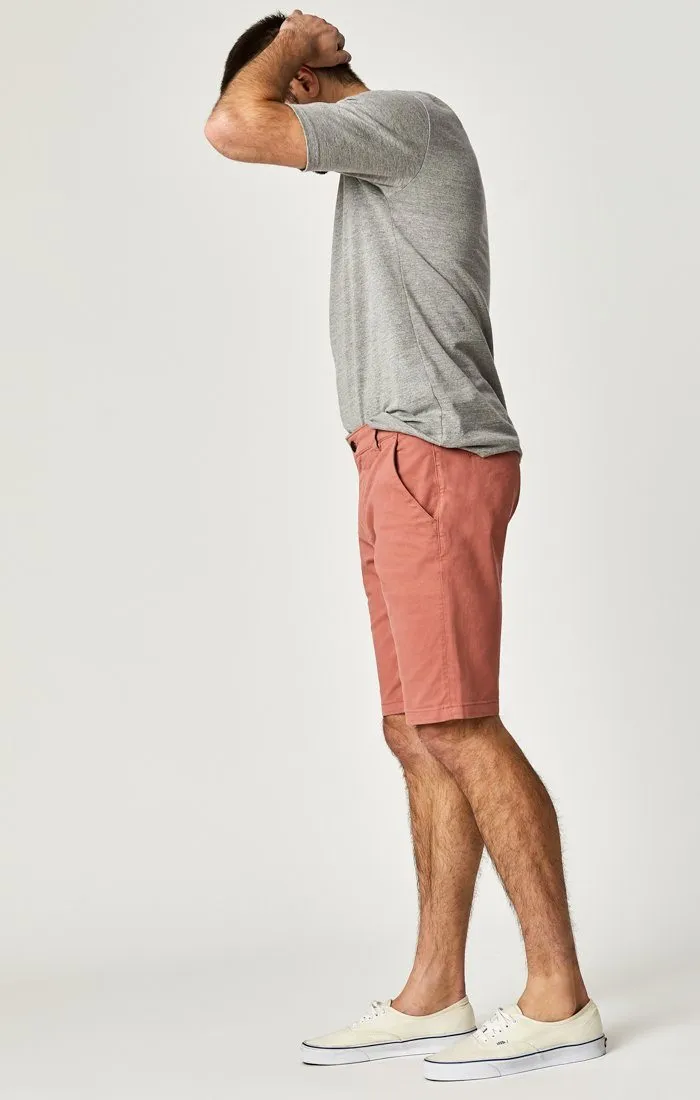 JACOB SHORTS IN BRICK DUST SUMMER TWILL