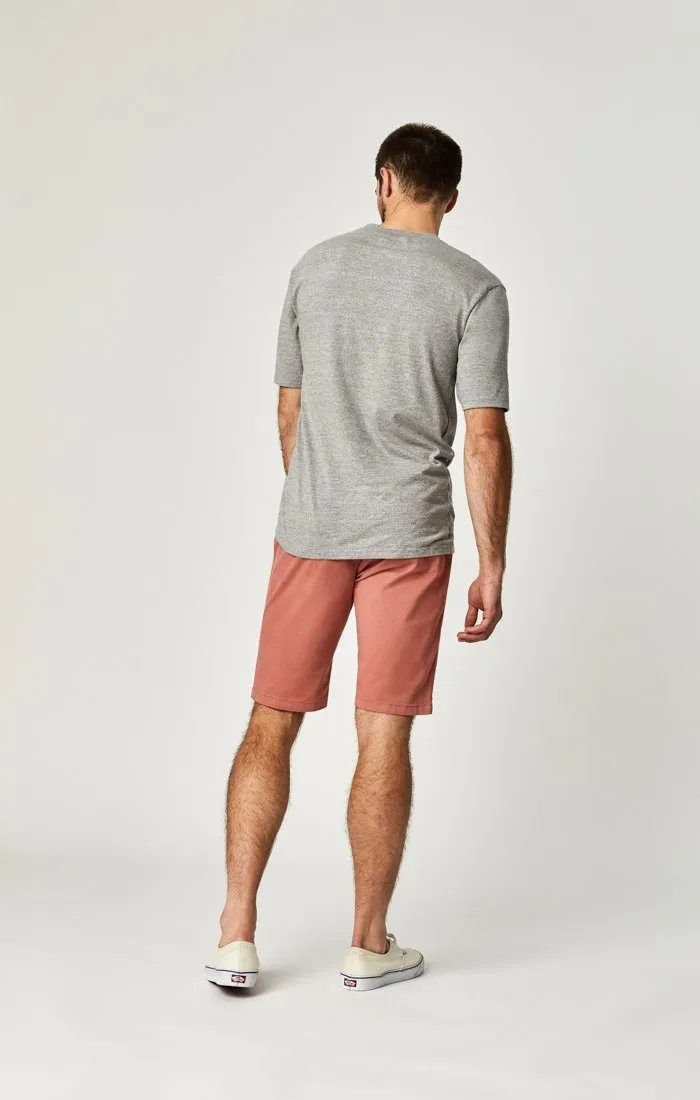 JACOB SHORTS IN BRICK DUST SUMMER TWILL