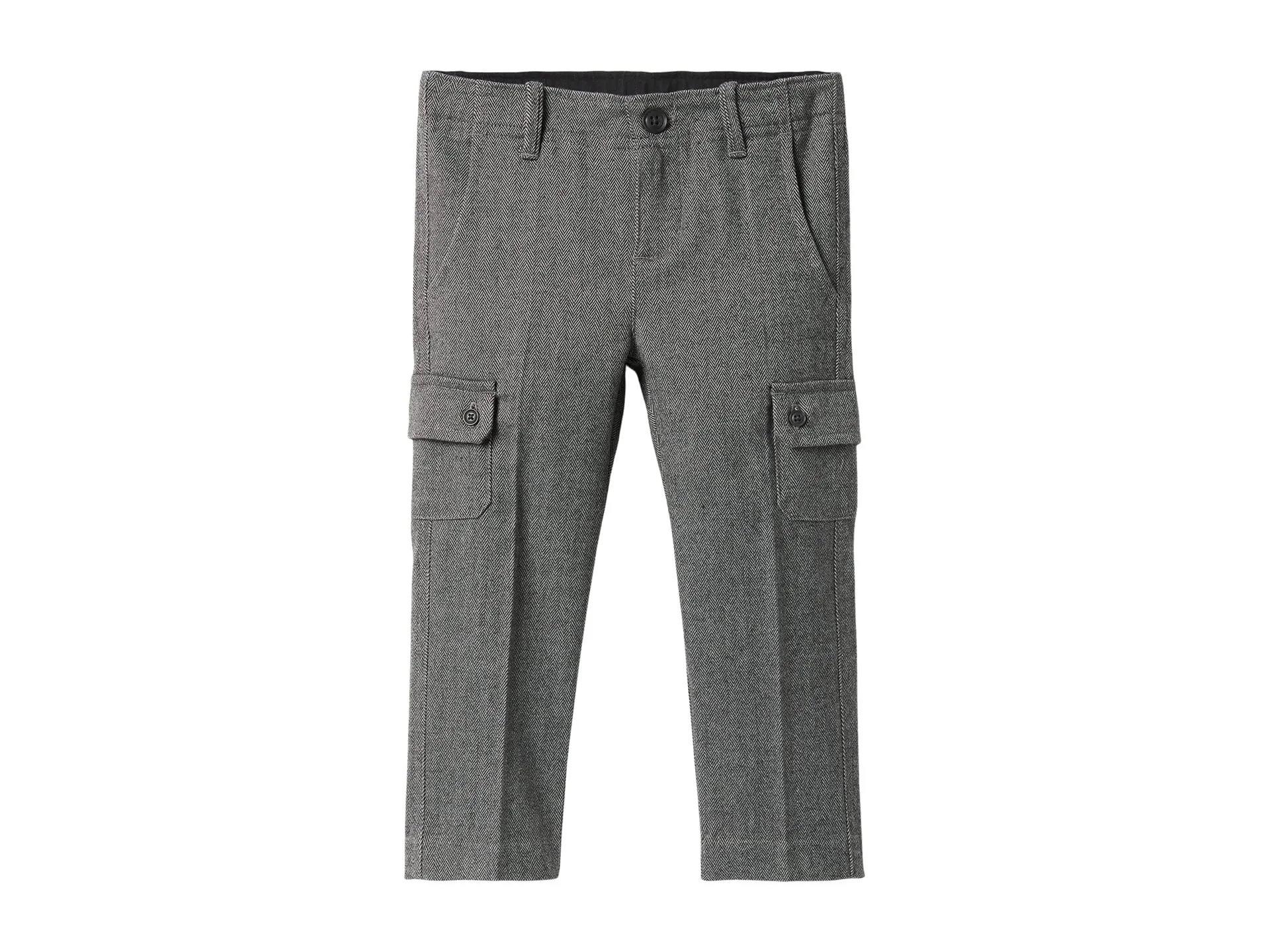 Janie and Jack Cargo Pants, Herringbone Wool Cargo Pants