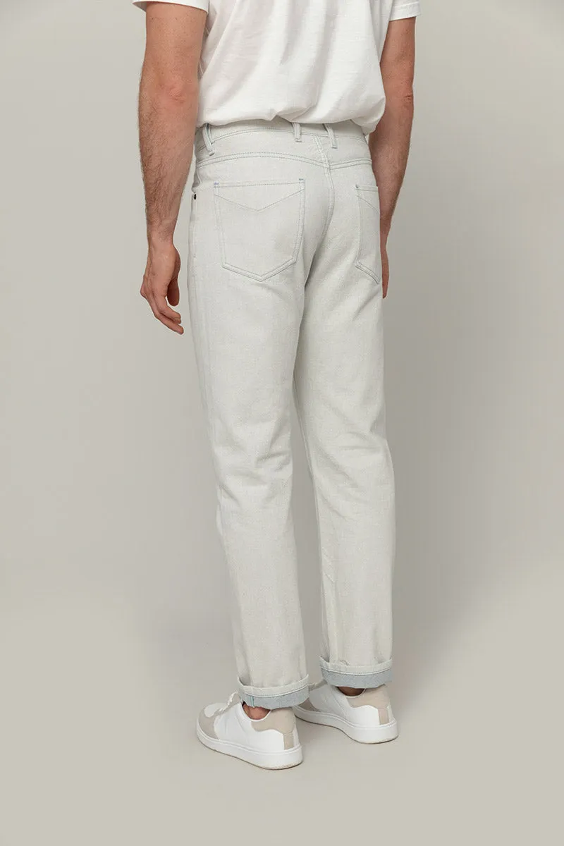 Kai Recycled Cotton Jeans White