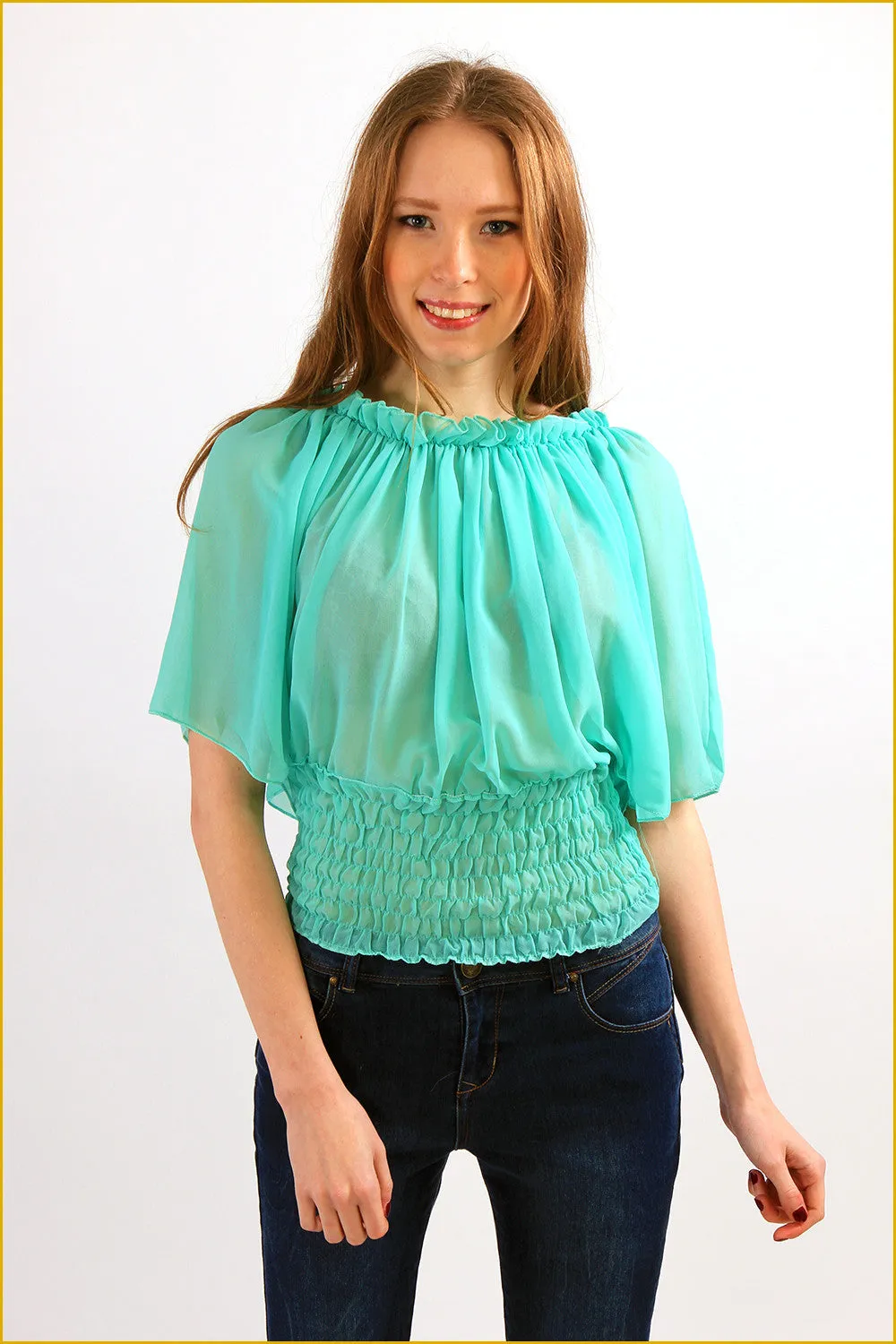 Lipsy Shirred Blouse