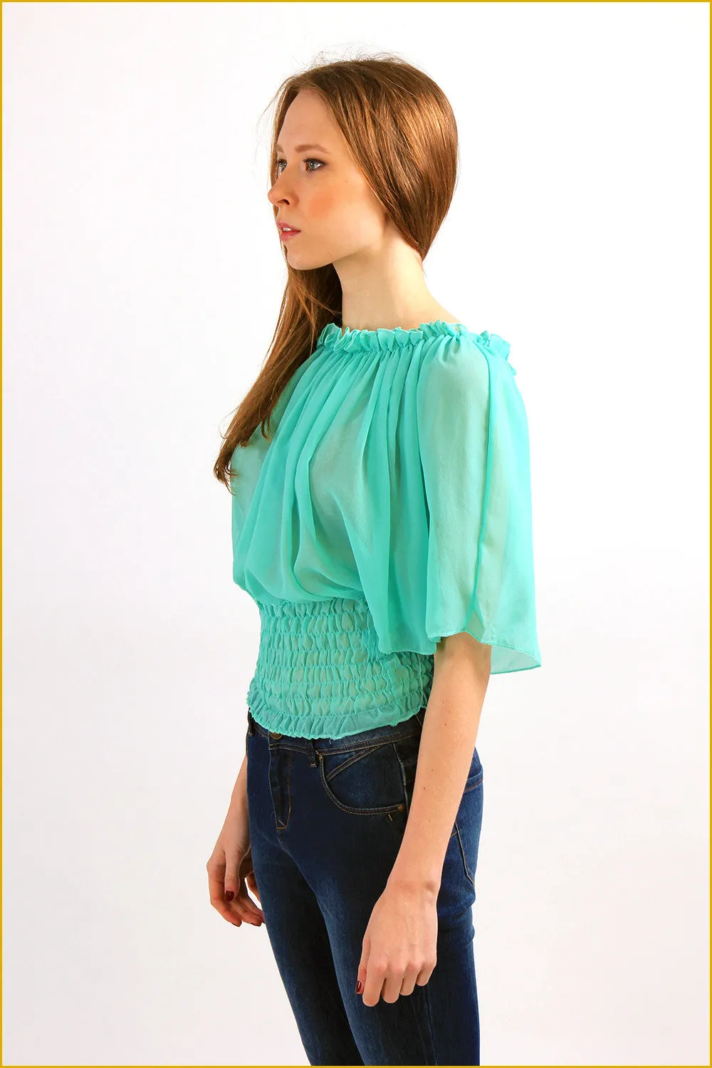 Lipsy Shirred Blouse