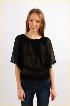 Lipsy Shirred Blouse