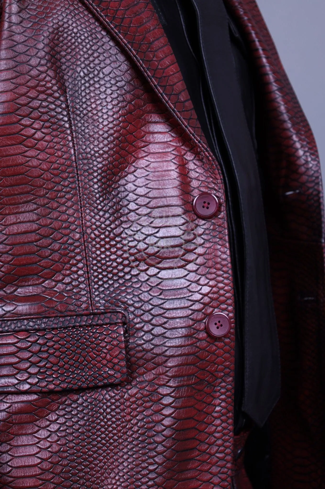 Mehron Leather Snake Blazer