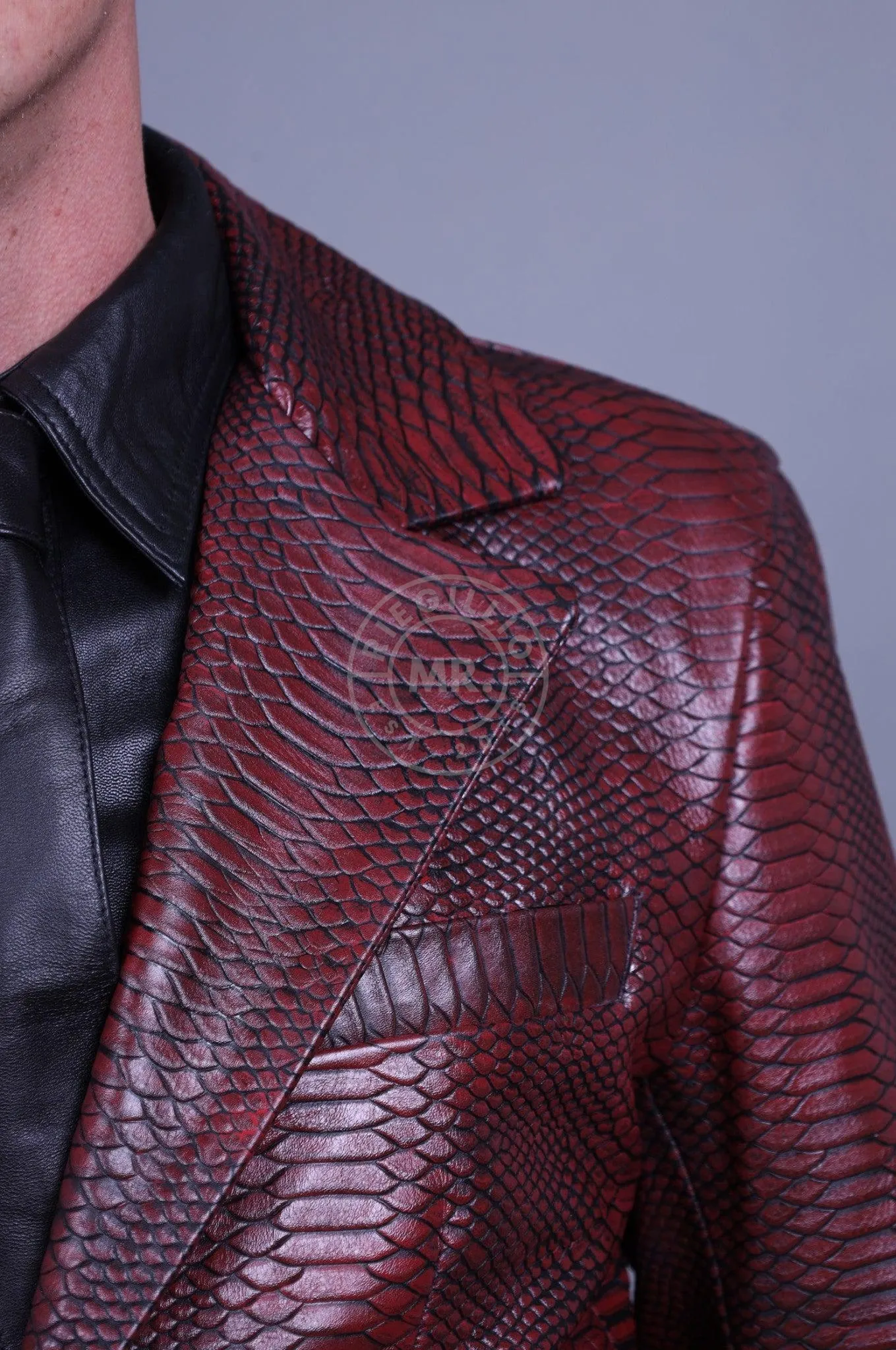 Mehron Leather Snake Blazer