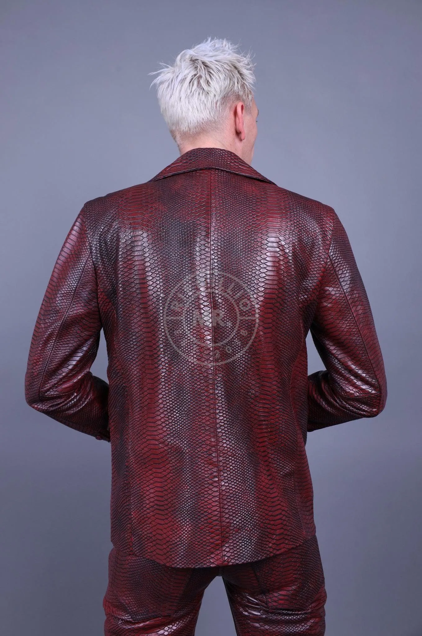 Mehron Leather Snake Blazer